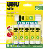 Lot de 5 stic blanc 8.2g+1 stic 21g pack promo