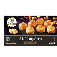 Carrefour extra 24 gougères emmental 260g