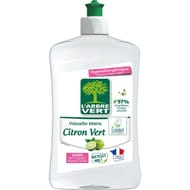 L'arbre vert vaisselle mains citron vert -hypoallergénique 500ml