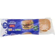 Carrefour Classic' 6 maxi burger nature 495g