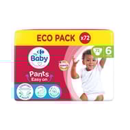 Carrefour baby couches culottes bébés 16+ kg xlarge taille 6 x72