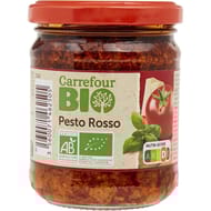 Carrefour bio sauce pesto rosso bio 185g