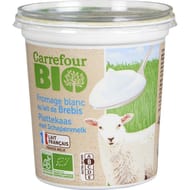 Carrefour bio fromage blanc au lait de brebis 400g