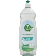 Carrefour ecoplanet liquide vaisselle menthe & romarin 750 ml