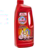 Carrefour expert déboucheur gel  turbo 1l
