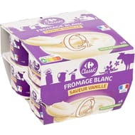 Carrefour classic fromage blanc vanille 0% mg 8x100g