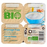 Carrefour bio fromage frais bio 20%mg 4x100g