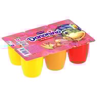Danonino fruits fraise pêche poire banane 6x100g