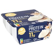 Carrefour sensation yaourt protéiné vanille 4x120g