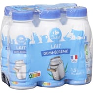Carrefour classic lait demi écrémé 6x25cl