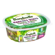 Bonduelle salade haricots verts, tomates & maïs - pointe de basilic citron 280g