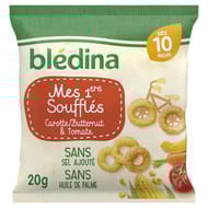 Blédina mes premiers soufflés carottes potiron et tomates dès 10mois 20gr
