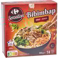 Carrefour sensation bibimbap au boeuf 330g