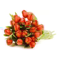 Bouquet de 20 tulipes oranges