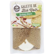 Carrefour Original galette de ble noir lardons chevre 195g