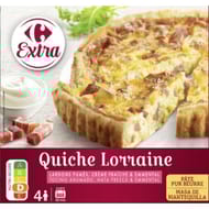 Carrefour extra quiche lorraine 400g