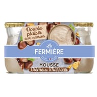 La fermière mousse au marron 2x85g