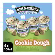 Ben & Jerry's pot glace the cookie dough cool-lection 4x100ml 288g