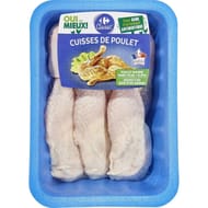 Carrefour classic' cuisses de poulet blanc 1.45kg
