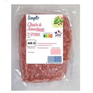 Chair à saucisses 400g Simpl'