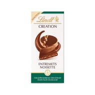 Lindt tablette de chocolat creation lait entremets noisette 150g