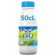 Lactel lait bio 1/2 écrémé bt uht 50cl