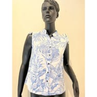 Chemisier femme BLEU T6