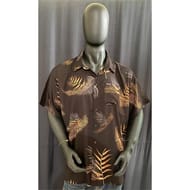 Chemise manches courtes homme FOUGERE BRUN XXL