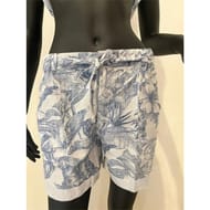 Short femme FEUILLES BLEUES T6