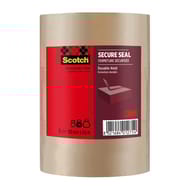 Scotch lot de 3 rubans d'emballage seure seal havane 50mmx66m