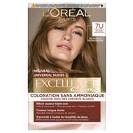 Excellence crème universal nudes coloration permanente 7u blond universel