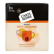 Carte noire café moulu petit déjeuner 2x250g