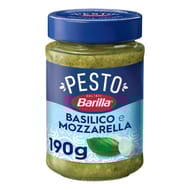 Barilla sauce pesto basilic et mozzarella 190g