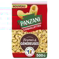 Panzani pates fermes et genereuses grande coquillette 500g