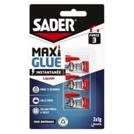 Sader maxiglue liquide 3x1g - 3g