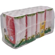 Carrefour soft papier toilette rose 2 plis 4x24 rouleaux