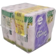 Carrefour papier toilette 3 plis rose ultra confort 2x32 rouleaux