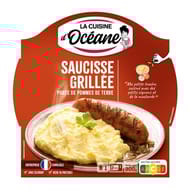 La cuisine d'Océane saucisse grillée et purée 300g
