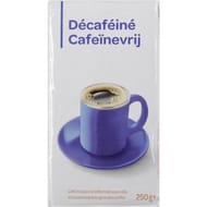 Café moulu décaféiné 250g