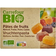 Carrefour bio pâtes de fruits assortiment bio - 190g