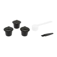 3 capsules de recharge nespresso +cuillère +pinceau