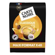 Carte Noire café dosettes classique N°5 x48 336g