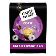 Carte Noire café dosettes corsé n°6 x48 336g