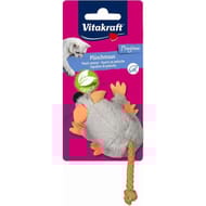 Vitakraft - Souris peluche grise + catnip