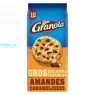 Lu granola extra cookies chocolat amande caramelisees 184g