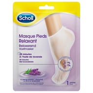 Scholl masque pieds relaxant lavande