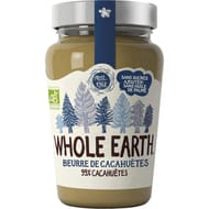 Whole Earth beurre de cacahuètes  bio 340g