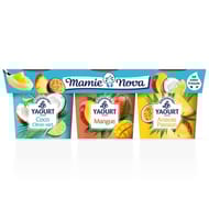Mamie Nova yaourt gourmand exotique 6x150g