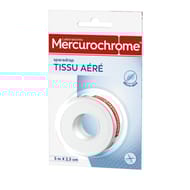 Mercurochrome sparadrap tissu aéré 5mx2,5cm