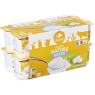 Carrefour classic yaourt nature sucré 16x125g